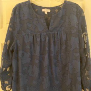 Navy blue blouse